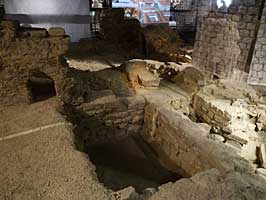 Remains of a 4th-century bath house.