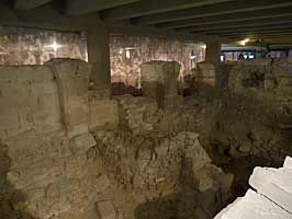 Walls of a 3rd-century house.