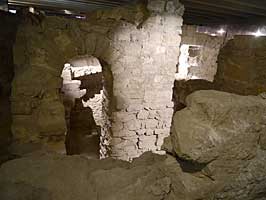 Basement of house from the Middle Ages.