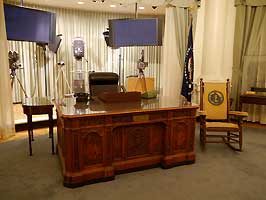 Kennedy's desk.